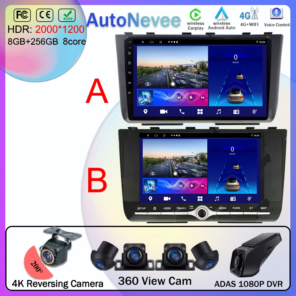 

Android 13 Carplay Auto Car Radio For Hyundai Creta 2 IX25 2020 2021 GPS Multimedia Player No 2din DVD Carplay Head Unit Screen
