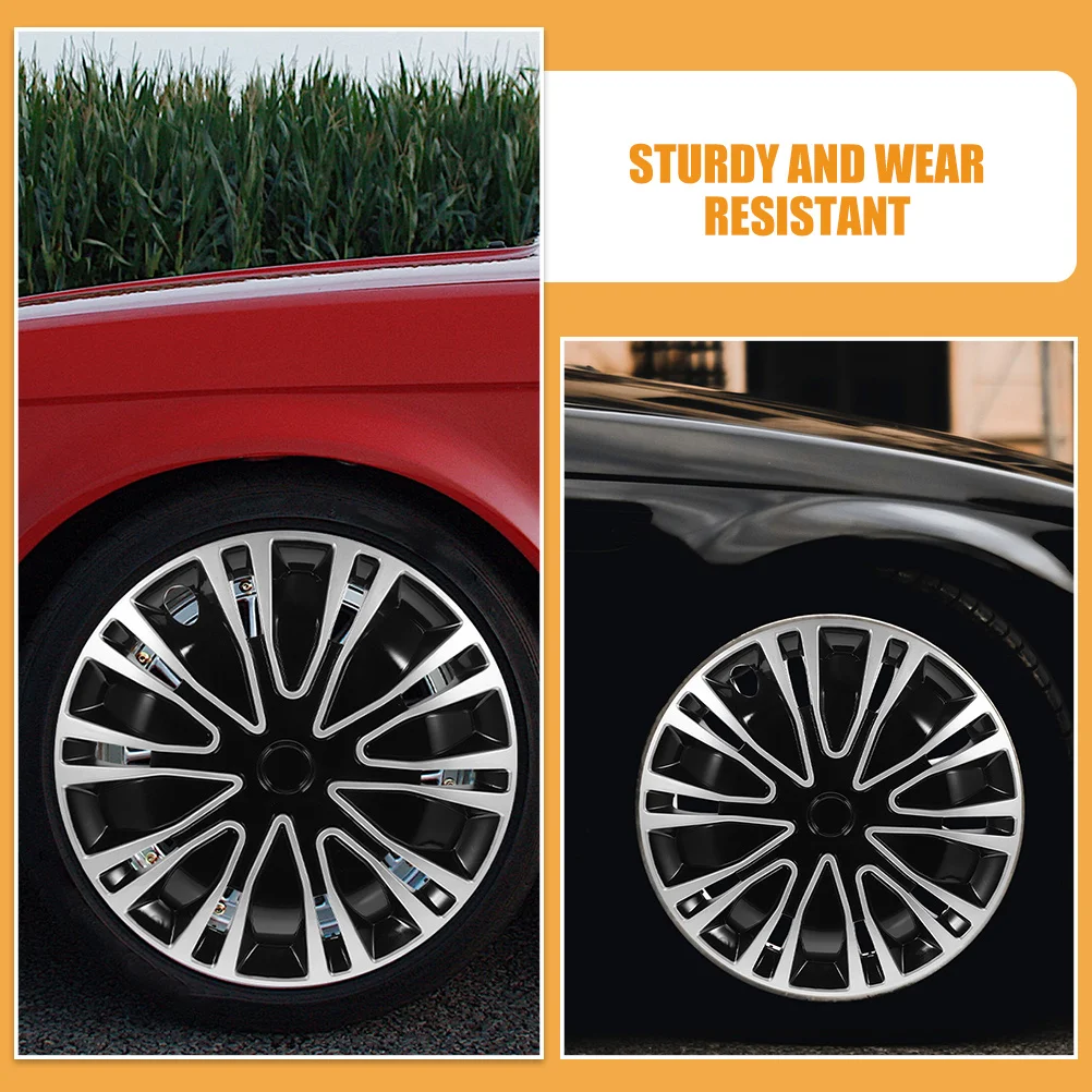2pcs 13 Inch Wheel Hub Cover Universal Car Decorative Hubcaps Automotive Wheel Rim Cover Replacement Easy Installation