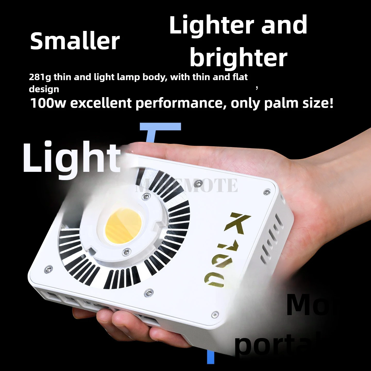 100 واط COB الفيديو الضوئي المحمولة جيب التصوير الفوتوغرافي الإضاءة مدونة فيديو ملء ضوء الهاتف الذكي DSLR SLR مصباح