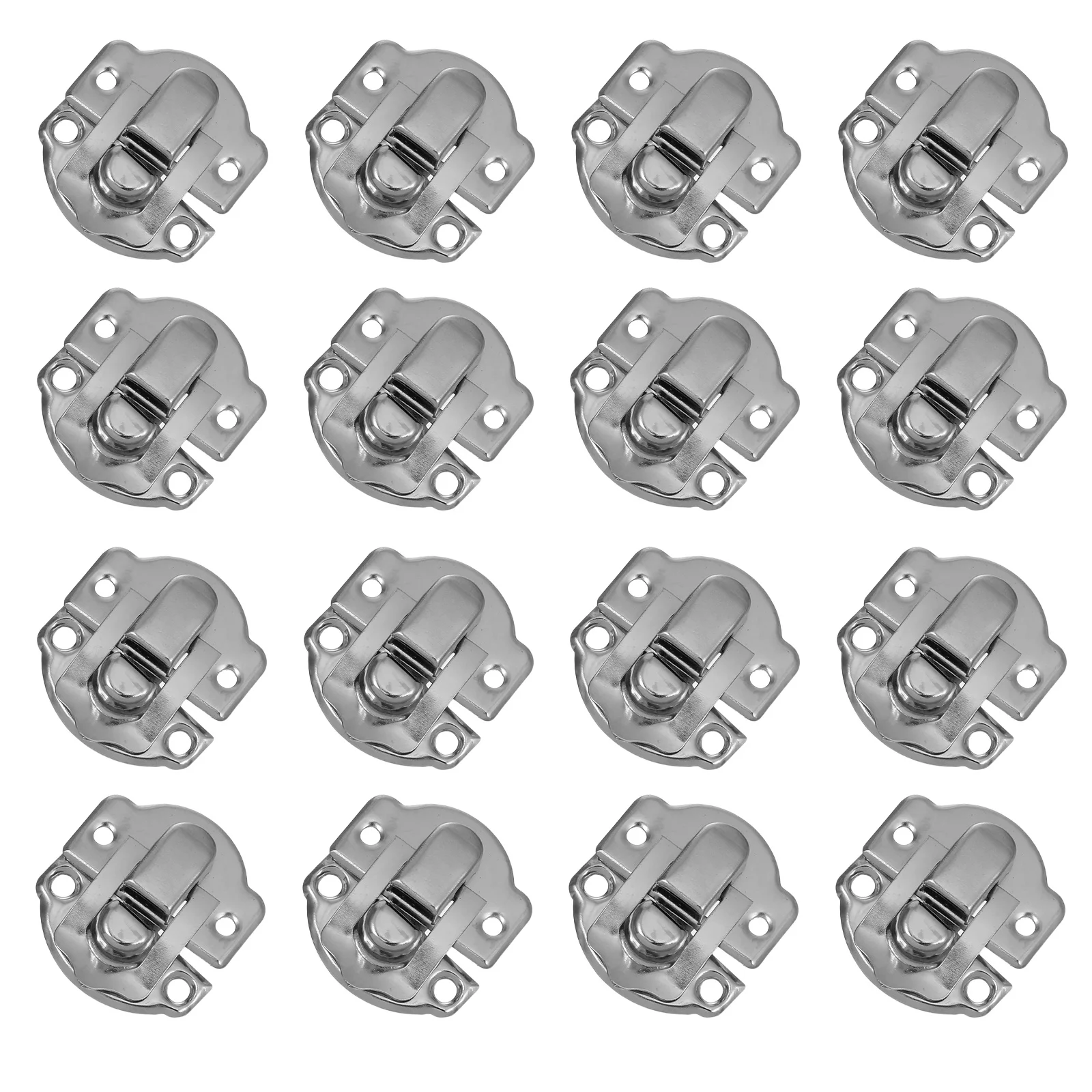

50Pcs Zinc Alloy Metal Buckle Latch Box Toggle Lock Snap Fastener Durable Precision Crafted Universal Fit for Luggage Furniture
