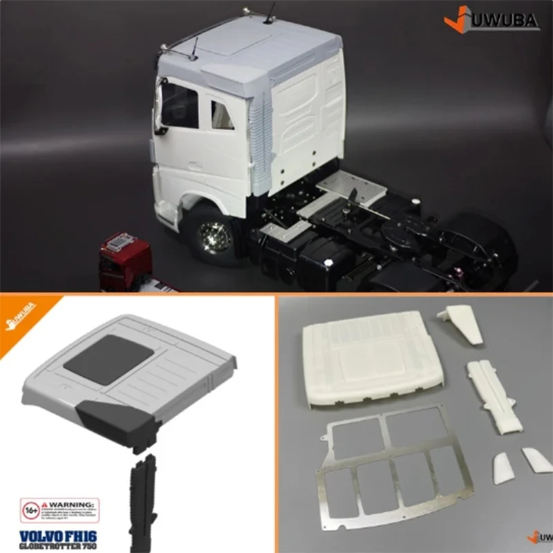 

Car Shell Low Top Package for 1/14 Tamiya RC Dump Truck Tipper Trailer SCANIA 770S VOLVO BENZ MAN TGX Car Accessories