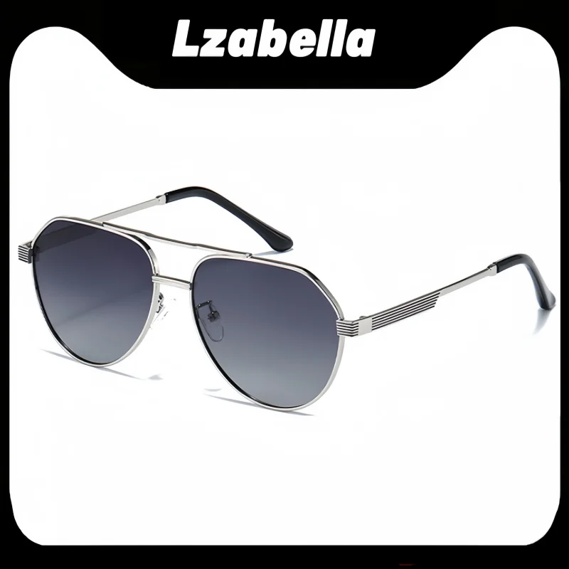 

New Pilot's Big Frame Photochromic Sunglasses for Men Sunscreen UV400 Protection Sunglasses Customized Prescription Women 8622