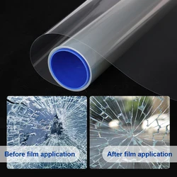 2/4/8mil Transparent Safety Security Window Film Glass Protective Sticker Clear Film Anti Shatter Explosion Proof Adhesive Home