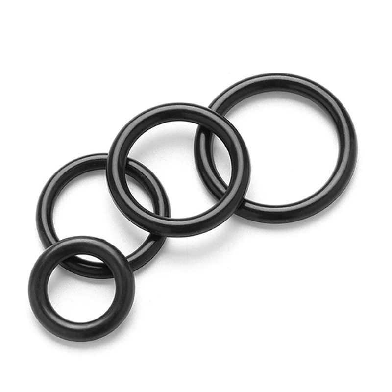 Junta tórica de nitrilo negro NBR OD 3-80mm de espesor CS 1/1, 5/2/3mm junta tórica junta tórica sello resistente al aceite y a la corrosión