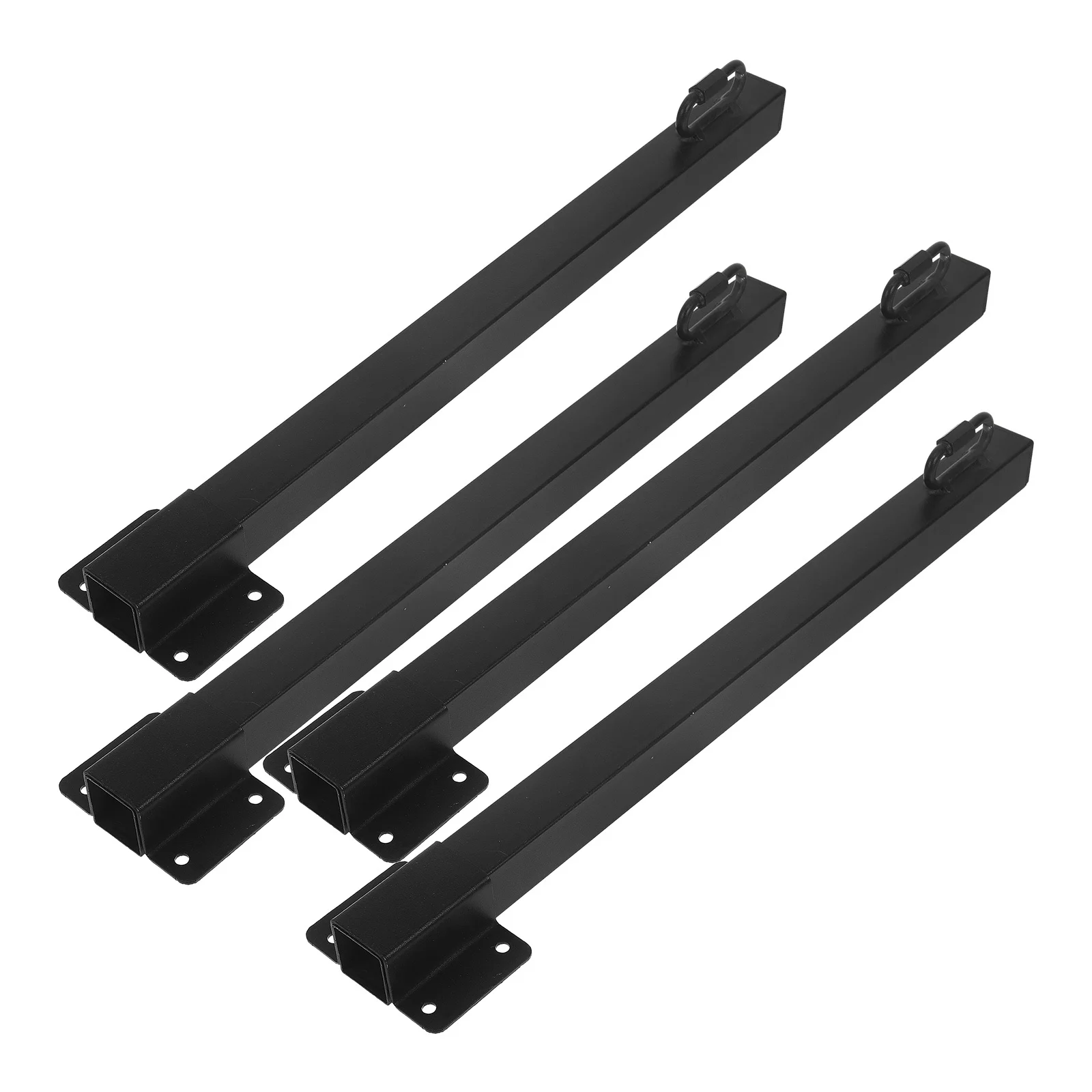 

4Pcs String Light Poles Outdoor Hanging Pole Bird Feeder Stand Metal Support Rod for Yard Garden Lighting Accessories