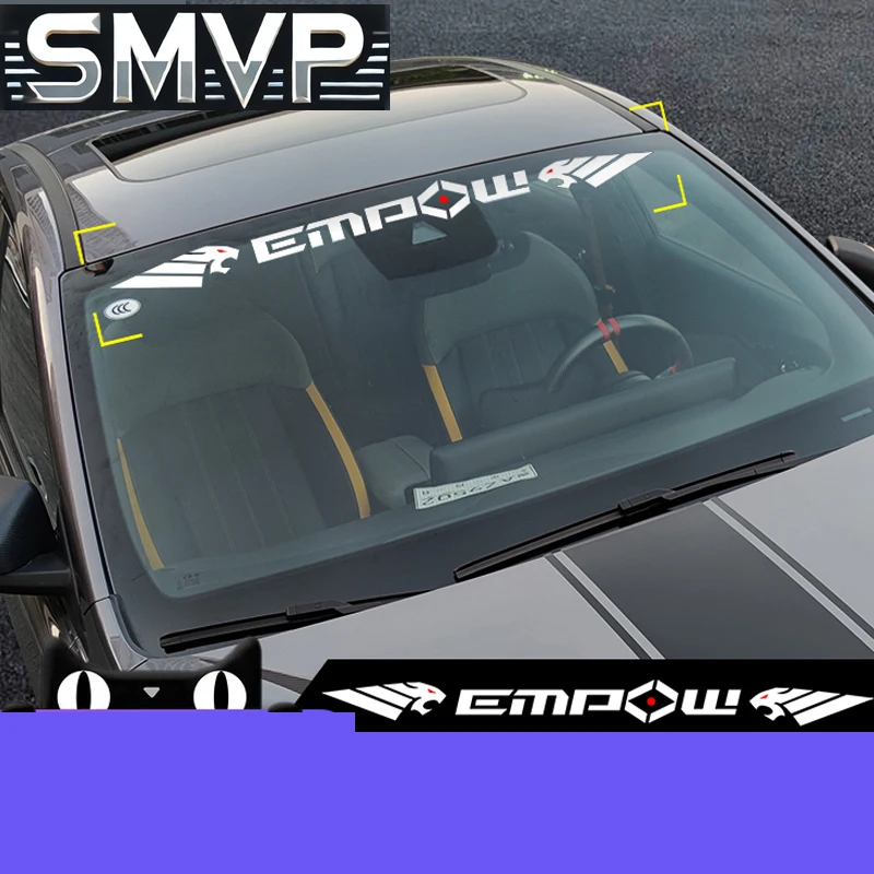 

Fit For Trumpchi GAC Empow R 2022-2024 Car Front Windshield Monogram Decal Personalized Front Sticker Heat Insulation Accessorie