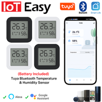 Tuya Temperature Humidity Sensor Mini LCD Bluetooth-Compatible APP Controlled Smart Hygrometer Thermometer for Alexa Smart Life