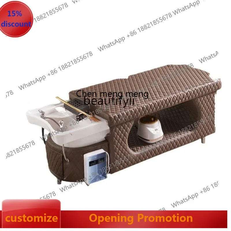 

ss7486 Thai Shampoo Thickened Facial Bed Beauty Salon Hair Salon Shop Head Treatment Water Circulation Massage Couch