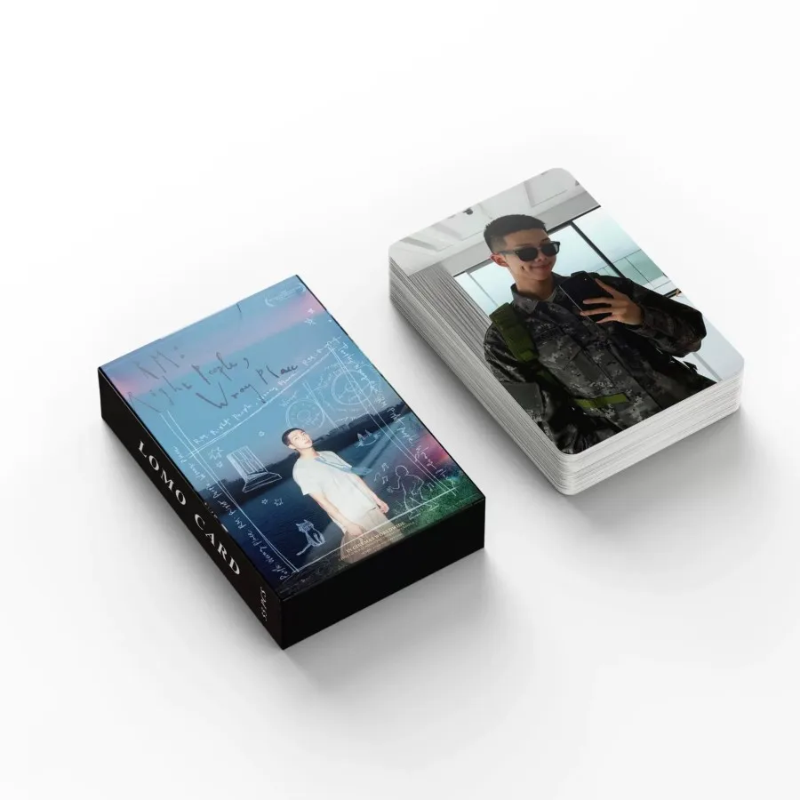 

55Pcs/Set Kpop Star Card Lomo Card RM Photo Print Pictures Photocard Fans Collection Postcards Gifts