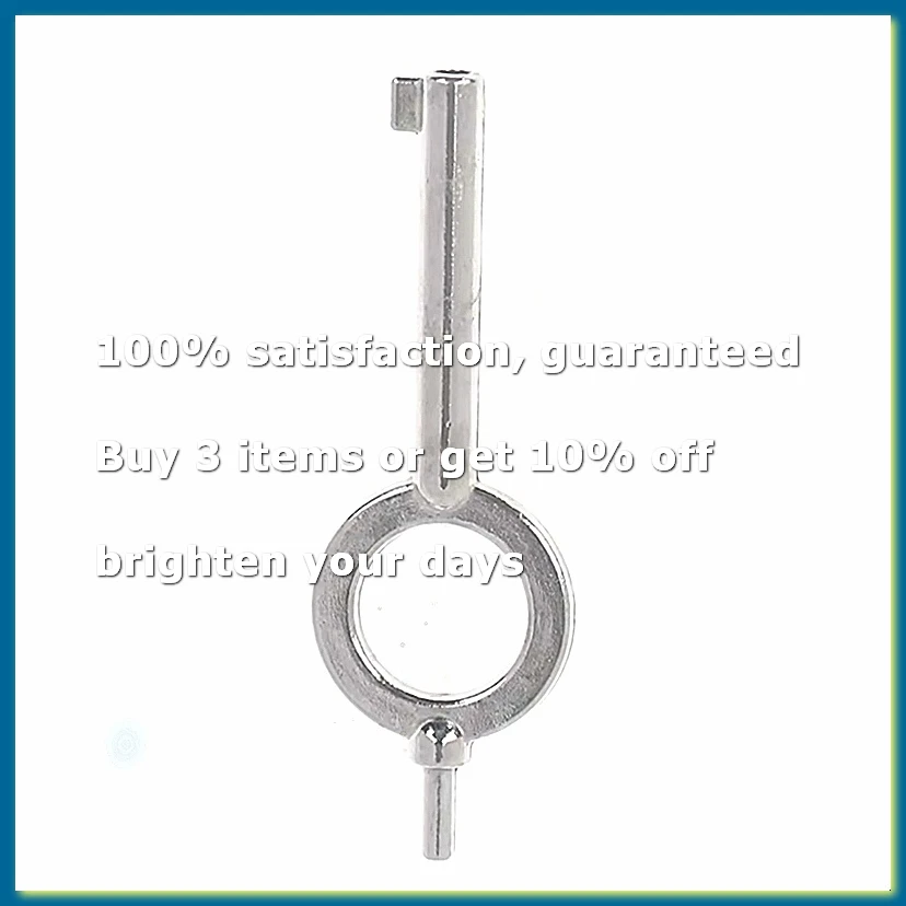 American Style Universal Flat Key Blank, Special Key Handcuff Lock Key, Aluminum Alloy Keychain