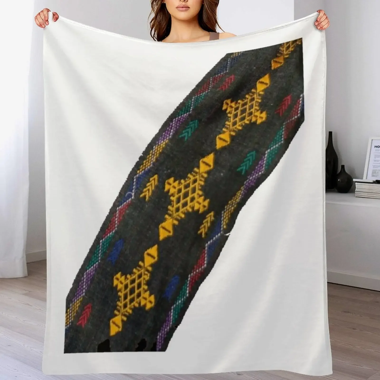 

New Habesha Throw Blanket Flannel Fabric Personalized Gift Retros Blankets For Bed Blankets