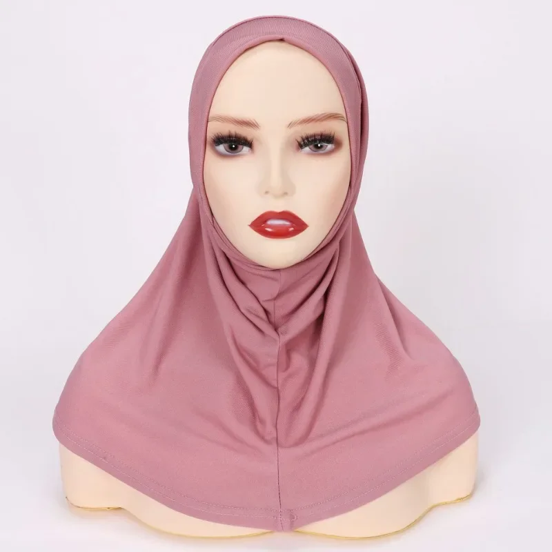 New Style Ready To Wear Muslim Hijab Jersey Instant Scarf Light Turban Malaysian Shawl