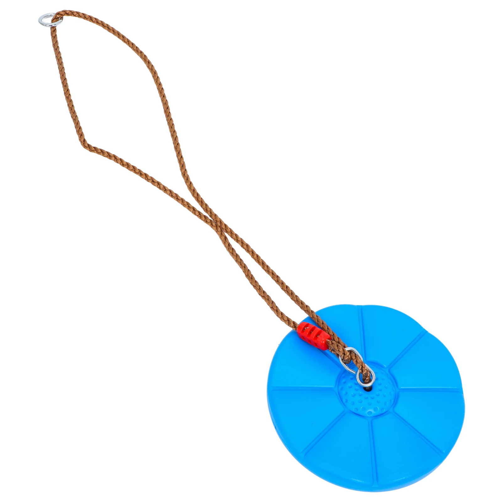 

Plastic Garden Outdoor Round Kids Hanging Blue Decorative Swing Disc Eight Petal Children Toy Play Yard Fun Tree Disc Room