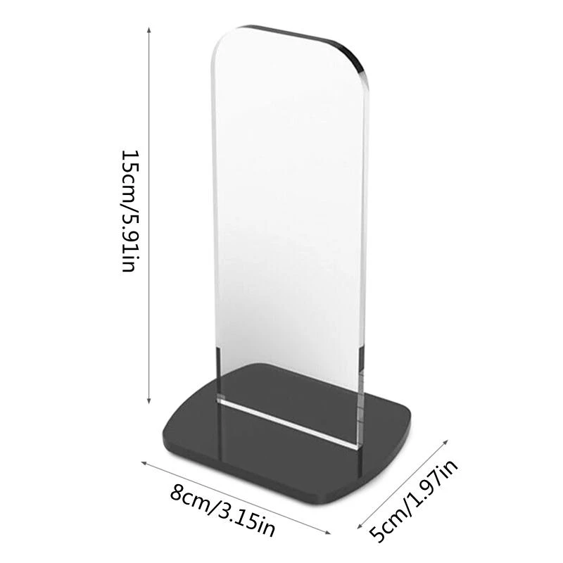 حامل تخزين قفاز الملاكمة 2 PCS Acrylic Vertica Display Stand Stand Stand Stand