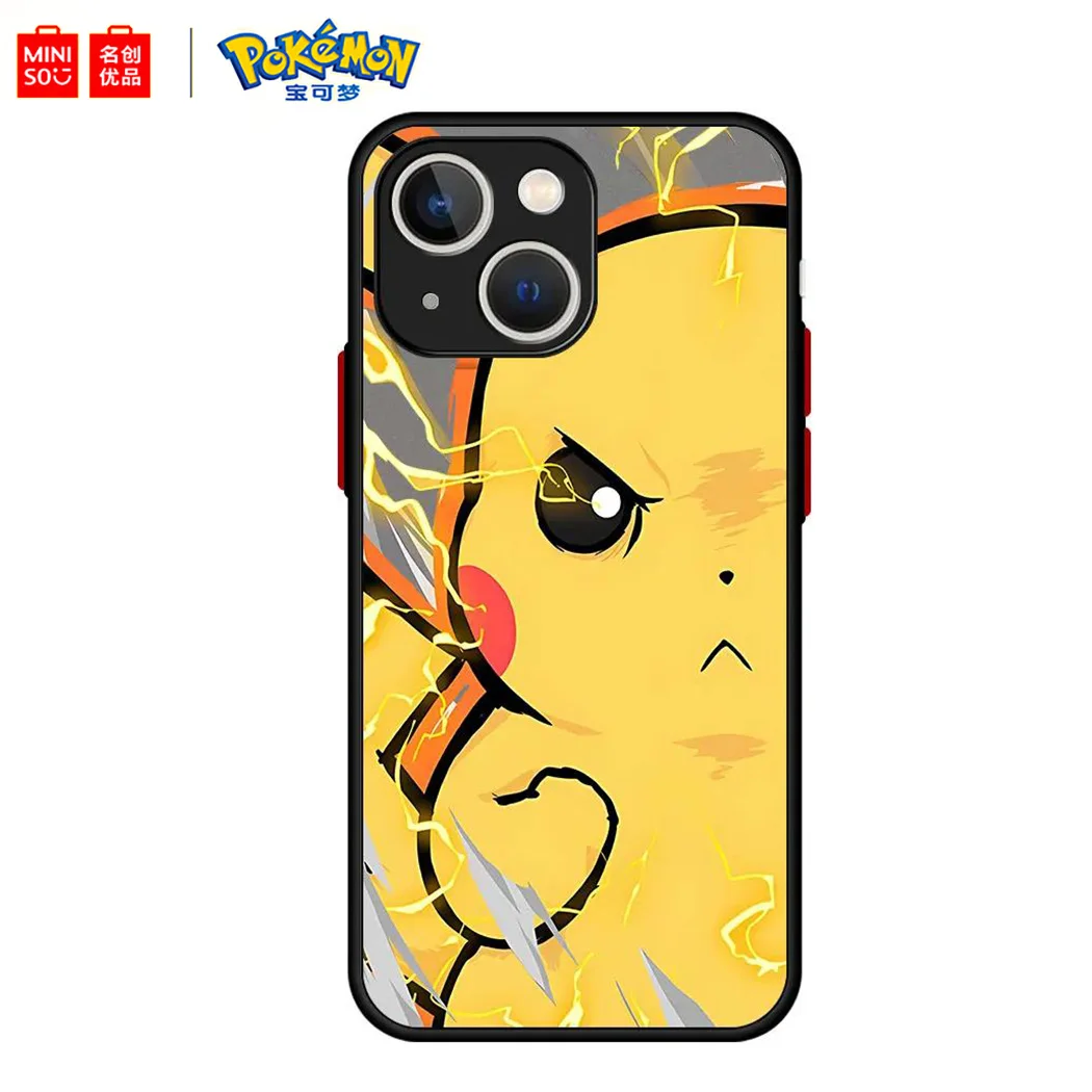 Miniso X Pokemon Psyduck Pikachu Gengar funda de teléfono para Samsung Galaxy S24 S23 S22 S21 S20 Plus FE Ultra