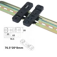 Din35 Guide Rail Buckle Fixed Installation Bracket Plastic C45 Guide Rail Buckle For Circuit Board Mounting Power Tools Parts