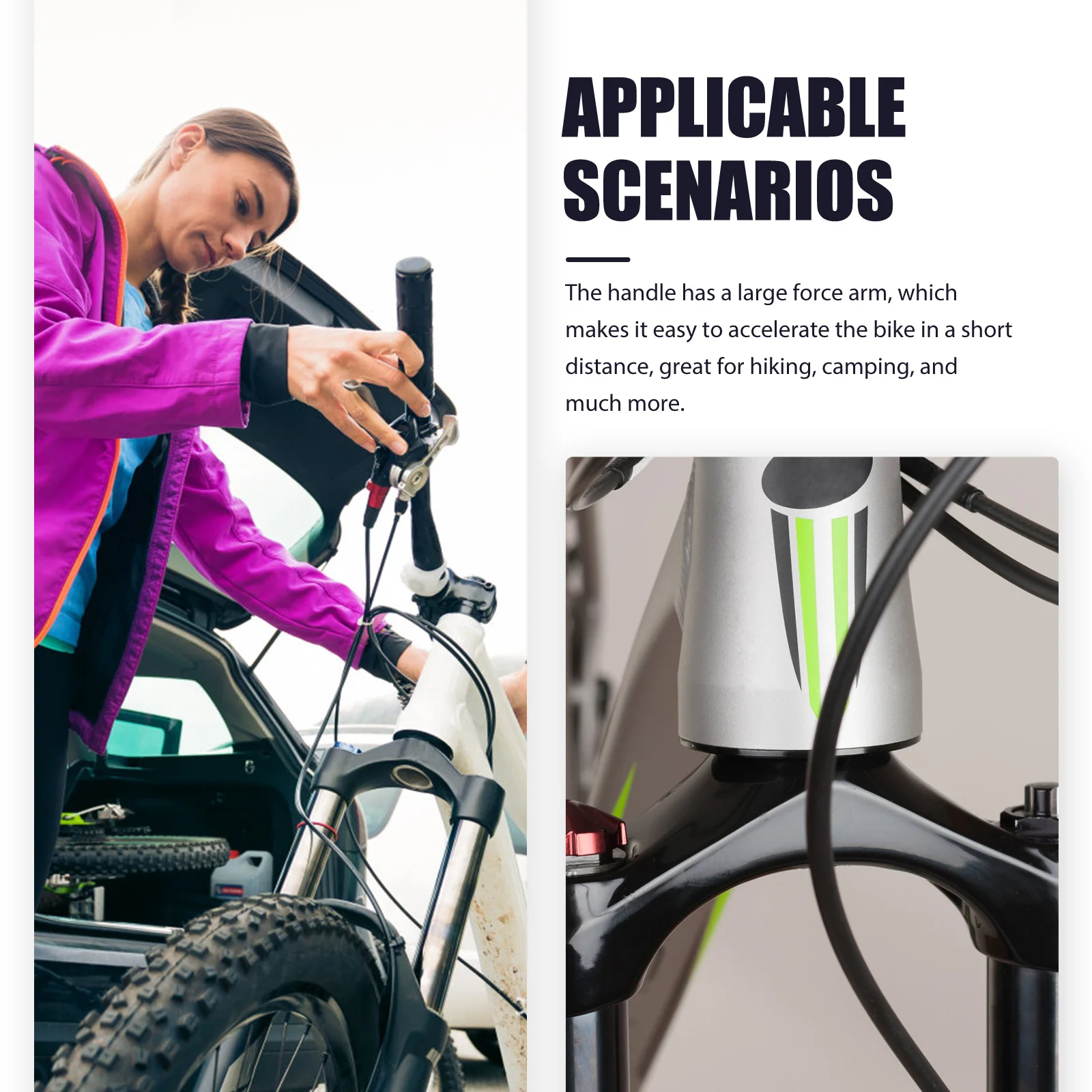 

Mountain Bike Straight Handlebar Lightweight Aluminum Alloy Flat Bar Comfortable Upright Posture Bike Accessories