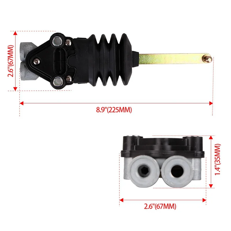 【Popular】Car Air Suspension Cab Leveling Valve  Height Control Valve 4640070020 20531965 3198233 For Volvo FH12 FH16 Daf