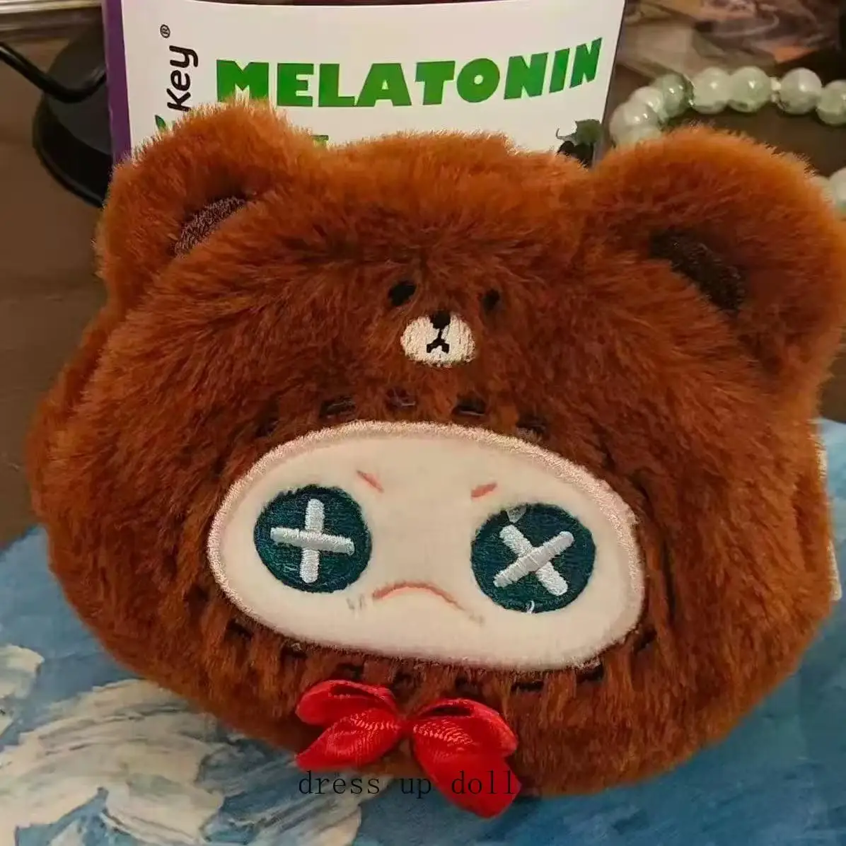 

Identity Ⅴ Naib Subedar Mercenary Cute Cartoon Game Plush Coin Purse Wallets Plush Doll Headset Storage Bag Anime Cosplay Gift