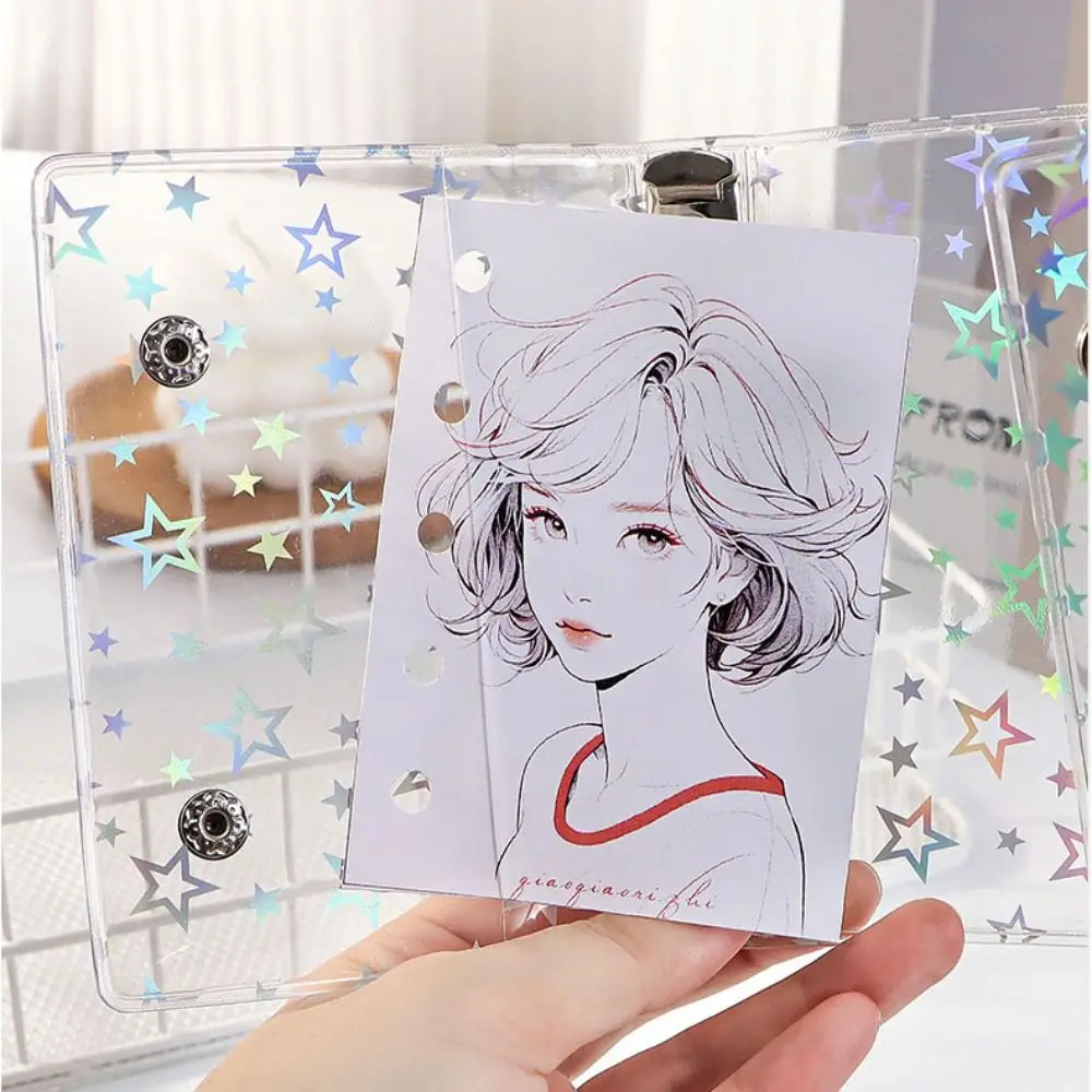 

Waterproof Money Savings Challenge Binder Transparent PVC Cover Envelope Savings Challenges Book Colorful Button Closure