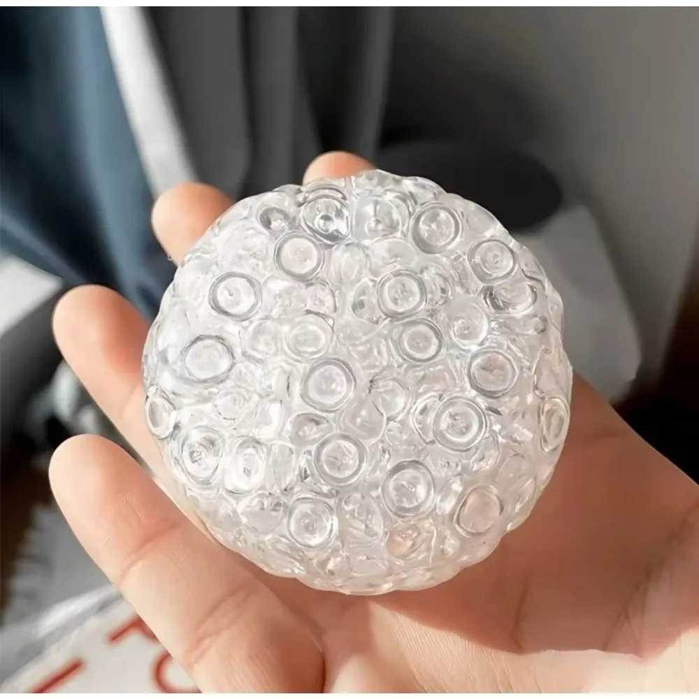 DIY Handmade  Crunch Squeeze Ball Slow Rebound Fidget Toy Anxiety Stress Relief Relaxing Decompression Gift for Friends