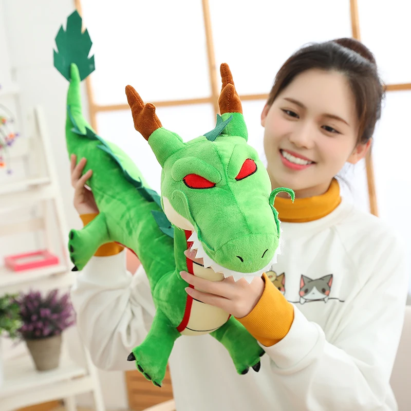 80/100cm Shenron Dragon Stuffed Anime Plush Toy Plushies Earth Dragon Doll Home Decor Cosplay Props Christmas Gift