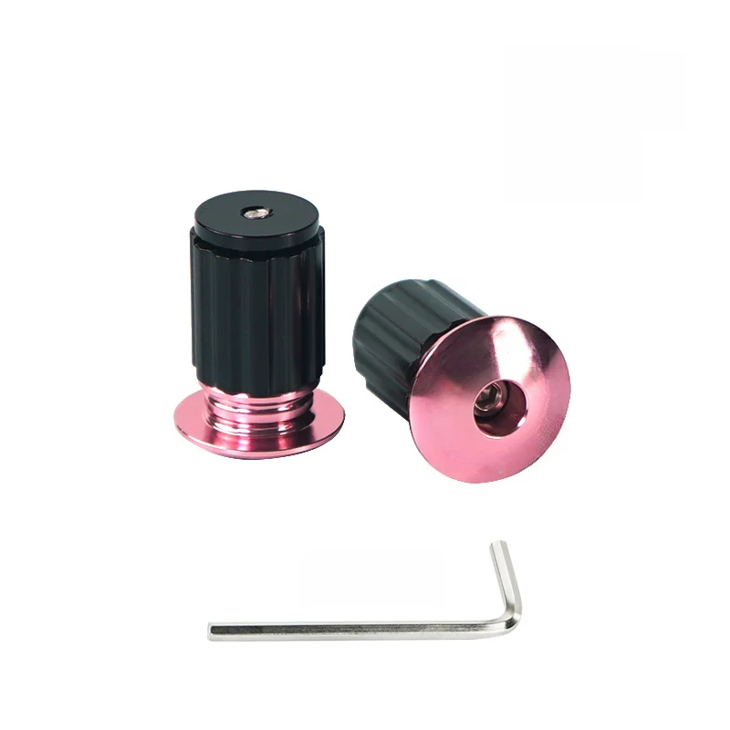 

1 пара торцевых крышек для дорожного велосипеда, легкая торцевая крышка из алюминиевого сплава с шестигранным ключом, детали руля велосипеда