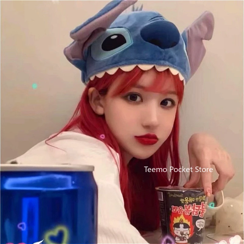 Star and Stitch Disney Funny Hat Party Head Decoration Kawaii Little Couple Photo Headgear Accessories Girls Halloween Gift