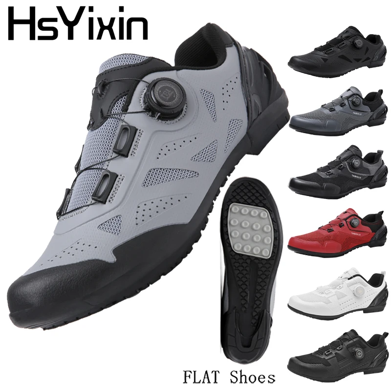

Cycling Shoes Men Women MTB Road Non-slip Rubber Flat Professional Cycling Shoes Off-road Racing Mountain Road Cycling Shoes
