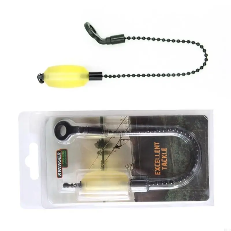 Bright LED Swing Detection Fishing Alarm Tool Multicolor LED Carps Alarm for Various Weather Conditions 69HD