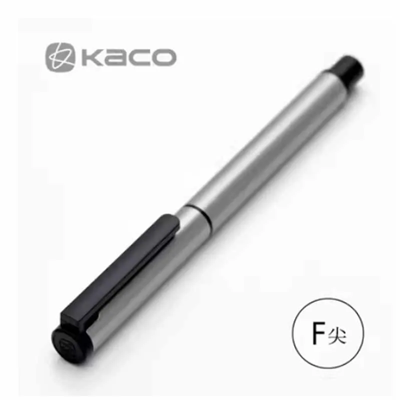 Youpin ปากกาหัว kaco ขนาด0.5มม., ปากกาเขียนตัวอักษรสำหรับฝึกหัดใช้งานในสแตนเลสสตีลสำหรับนักเรียนเหมาะสำหรับสำนักงานหรือเป็นของขวัญ