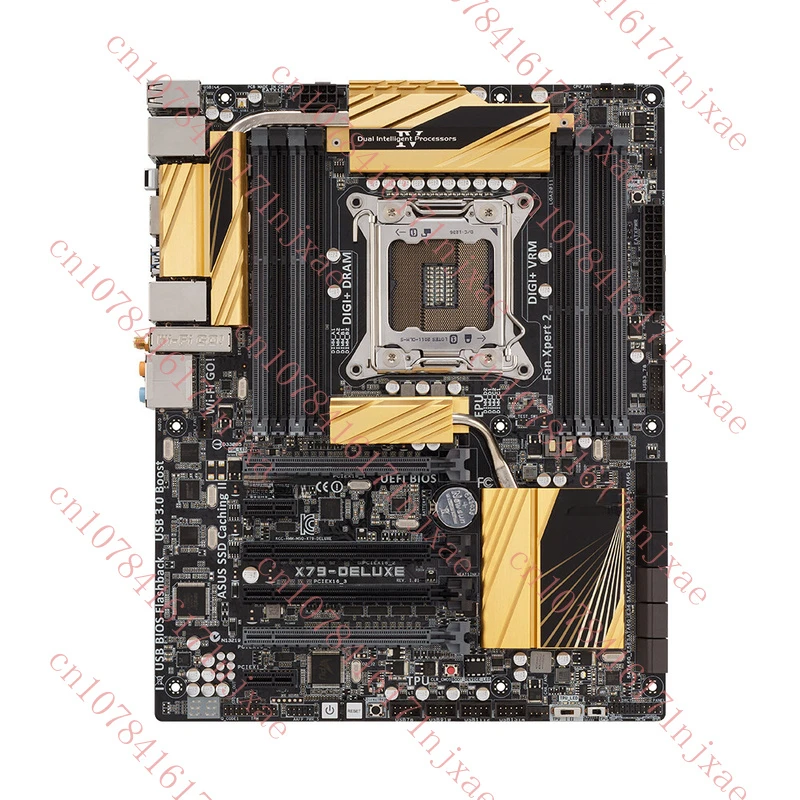 

Материнская плата для ASUS X79 DELUXE поддерживает стандарт DDR3 LGA2011, 64 ГБ X79 2011, ATX.