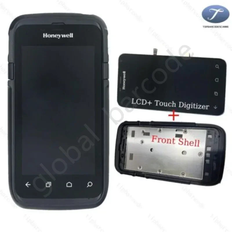 Lcd com digitador de toque com capa frontal para honeywell dolphin ct60 frete grátis