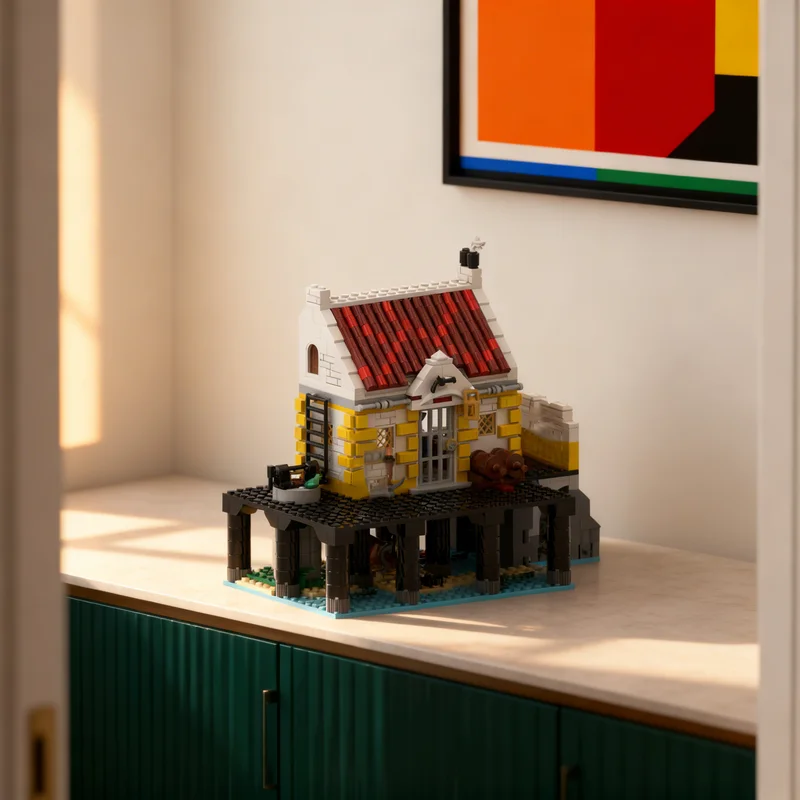 

744pcs MOC Expansion El Dorado Courtyard Pirates Model Building Blocks Construction Christmas Gifts Toy Creative DIY Idea Toys