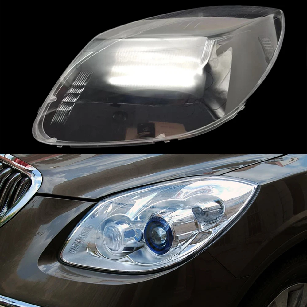 

For Buick Enclave 2009-2013 Auto Headlamp Lampshade Lampcover Head Lamp Light Covers Glass Lens Shell Front Car Headlight Cover