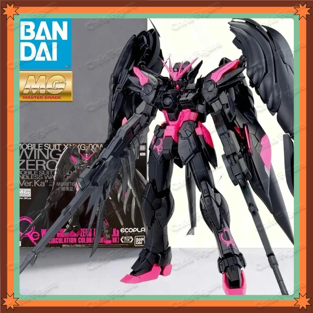 

In Stock Bandai Spirits MG 1/100 Wing Gundam Zero EW Ver.Ka Gundam Base Limited Recycled Neon Pink Movable Mecha Collection