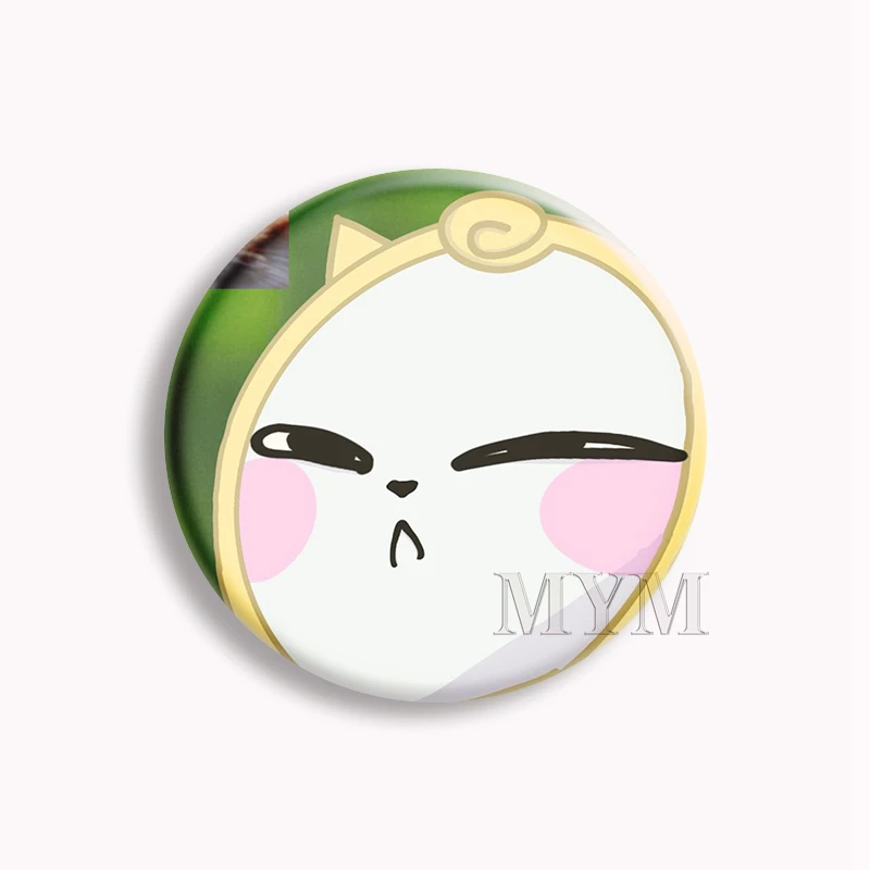 Cartoon Game Dandys World Glisten Anime Soft Button Pin Creative Horror Game Brooch Badge Bag Accessories Gamer Collect Gifts