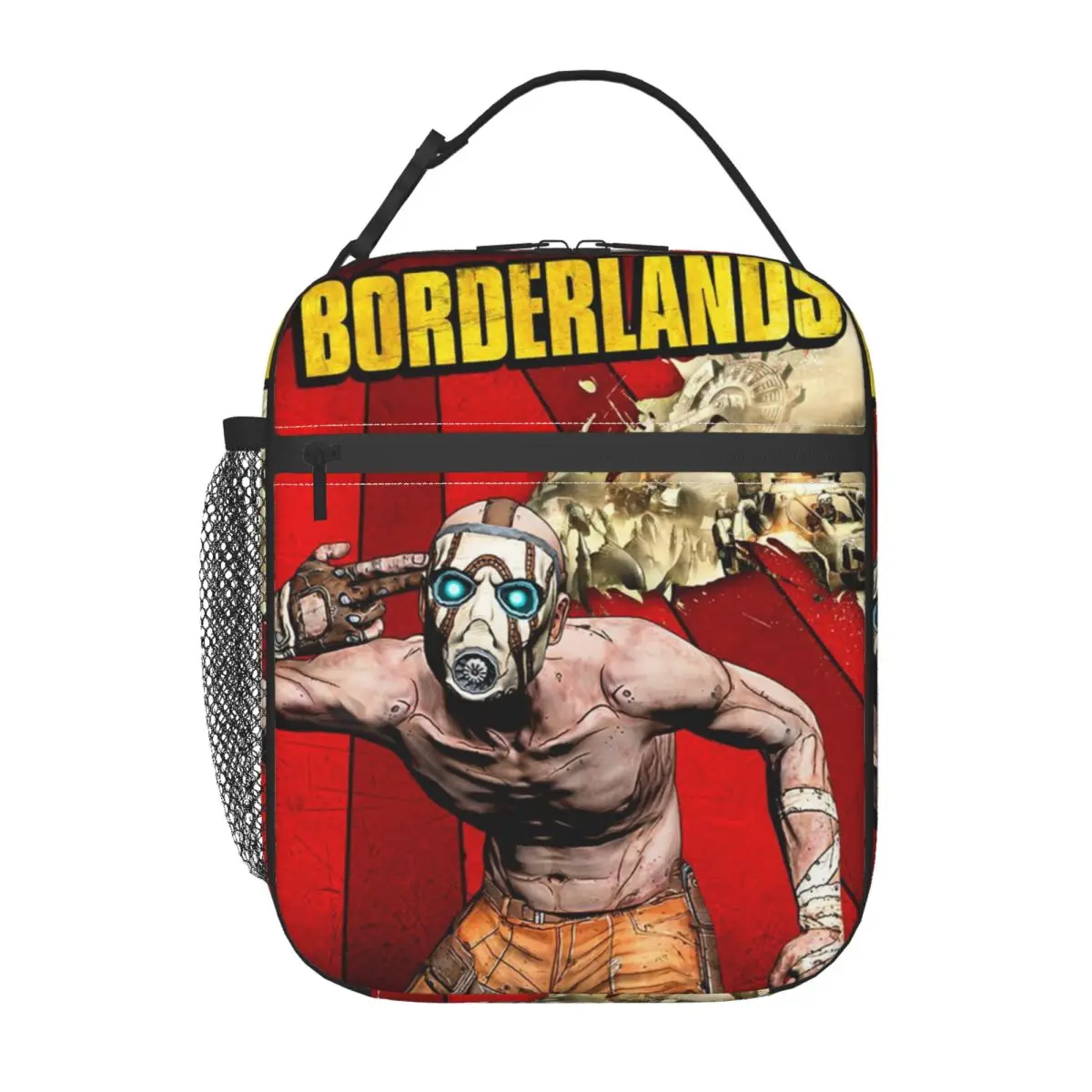 

Borderlandsed 4 Game Insulated Lunch Bag Food Bag Portable Thermal Cooler Bento Box For Picnic
