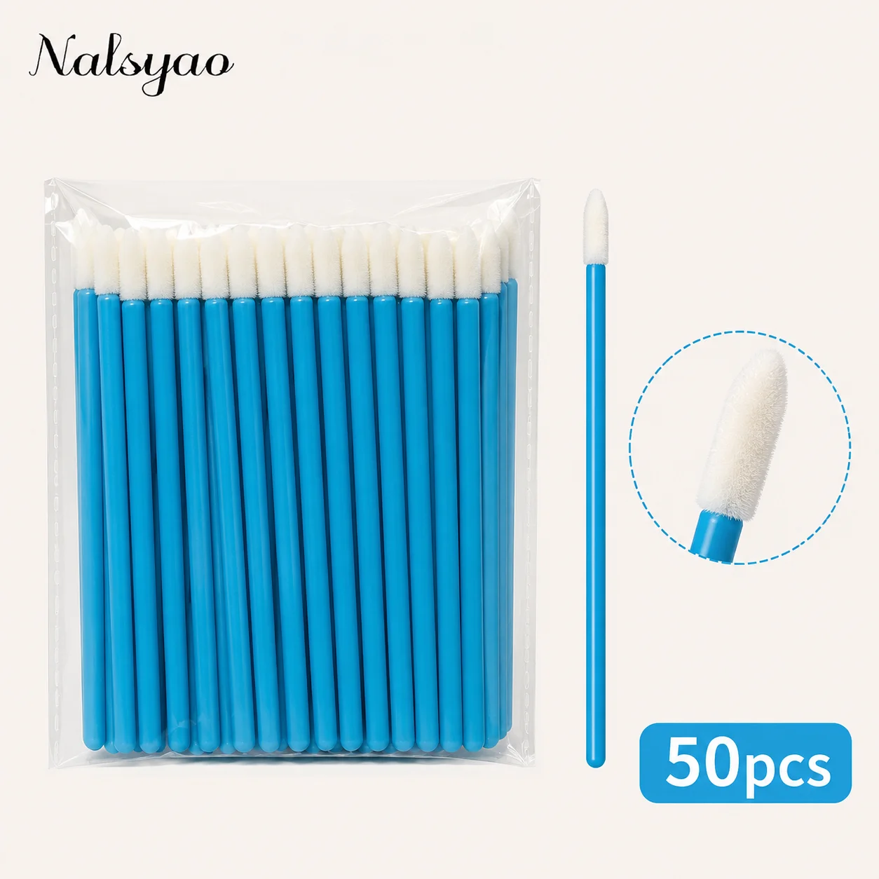 50/500PCS Disposable Lip Brush - огляд і ціна Eyelash Extension Eyeliner