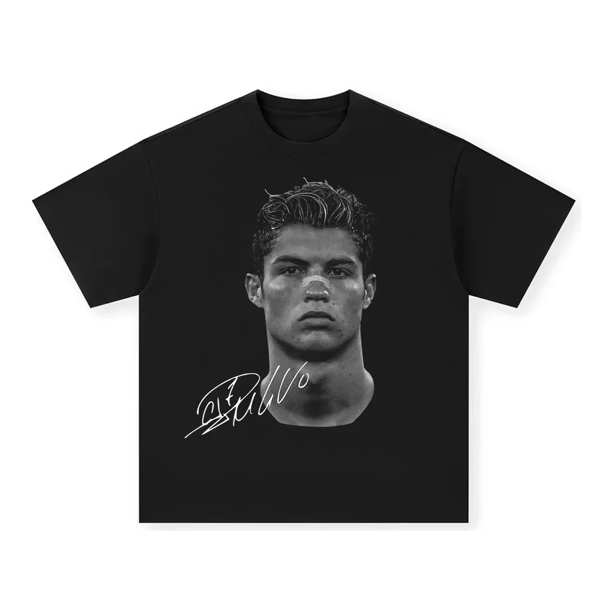 

Футболка Neymar Cristiano Ronaldo Messi Football Superstar для мужчин и женщин, хлопковые футболки с короткими рукавами CR7, футболка Y2k, топы, мужская одежда