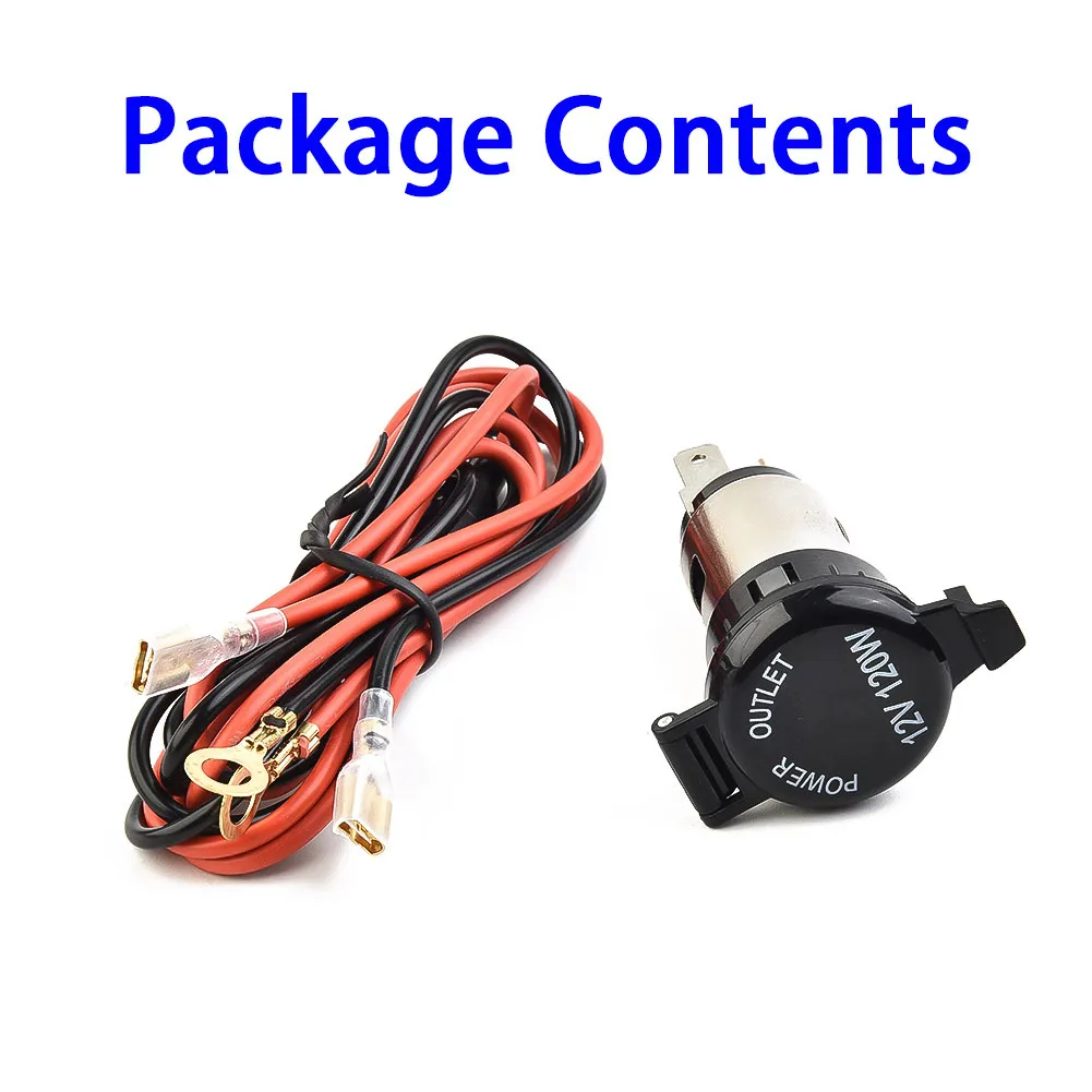 

12V USB Car Waterproof Socket Charger Power Adapter Cable Fuse Dual USB Output Design Allows It To Charge 2 USB Devices Accessor
