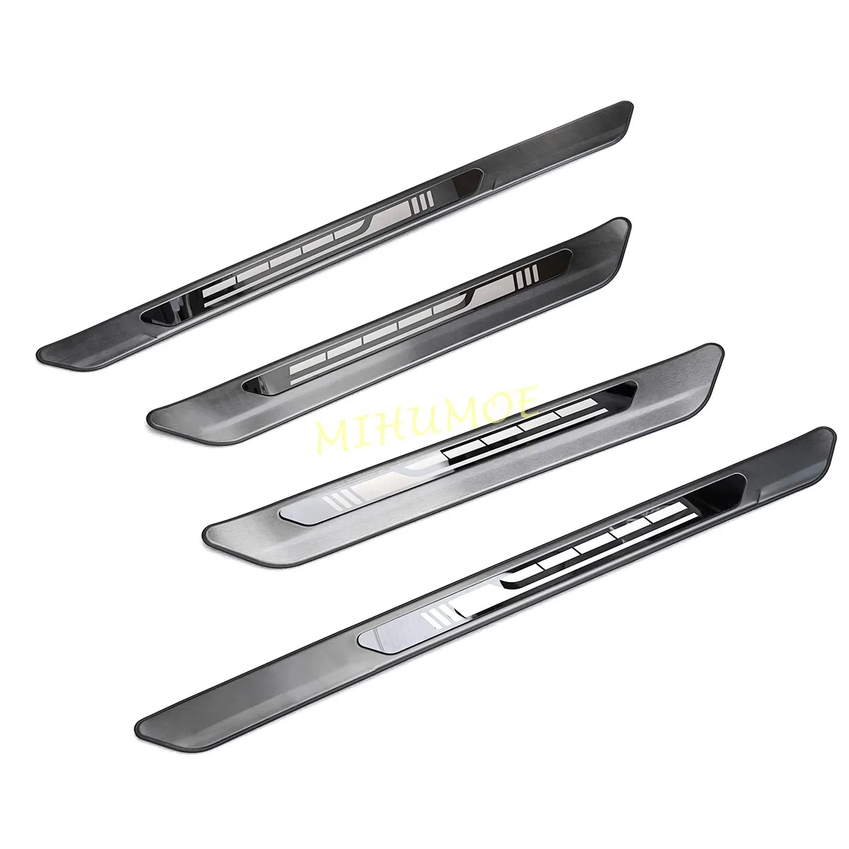 Black Stainless Steel Door Sill Scuff Kick Protector Guard For Toyota Sienna 2021 2022 2023 2024 2025 2026 Accessories - view 2