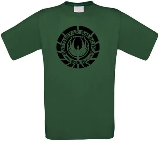 Battlestar Галактическая серия культовых футболок высокого качества 100% хлопок короткий рукав