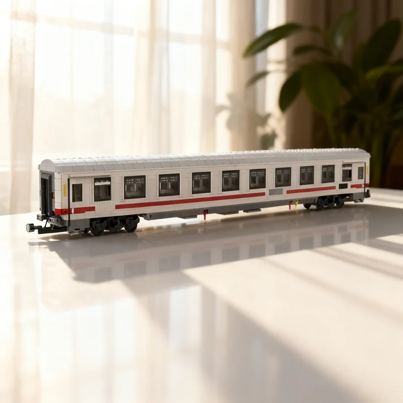 

2043pcs MOC Eurofima IC Wagon 1st class Train Model Building blocks Construction toy Assemble Christmas gift creative DIY idea