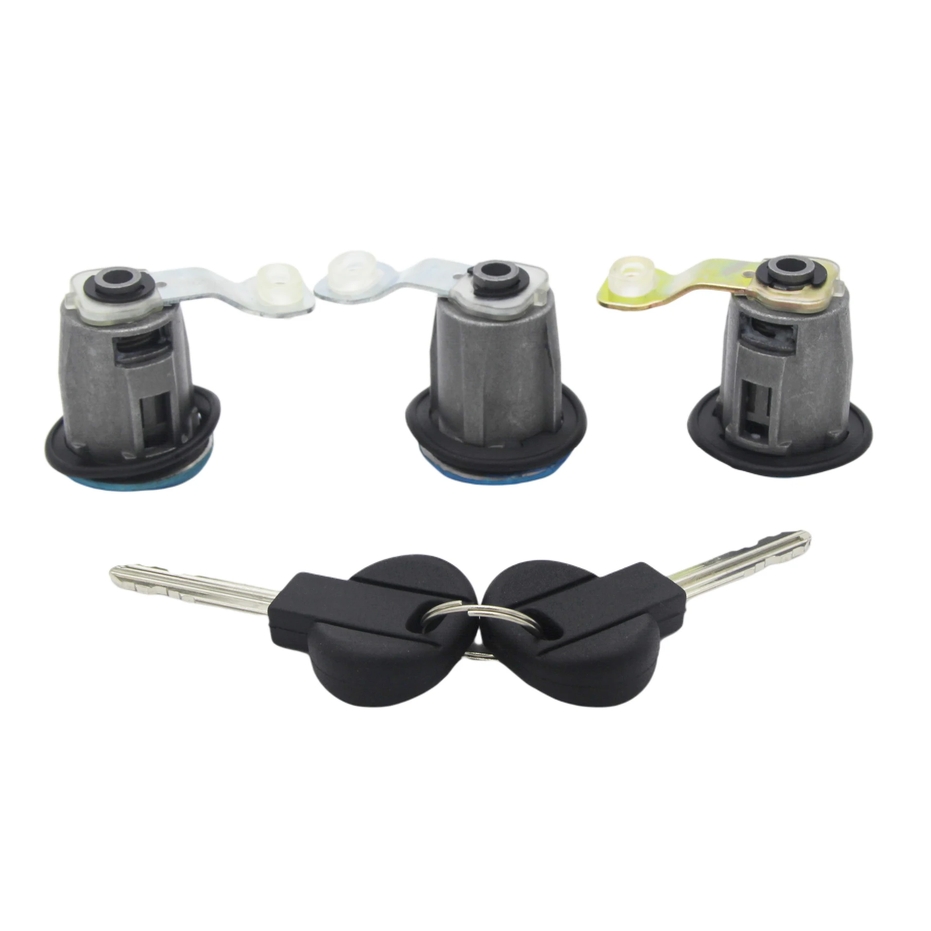9170G3 252522 cilindro de cerradura de puerta izquierda y derecha con 2 llaves para CITROEN, BERLINGO, XSARA, PICASSO, PEUGEOT PARTNER