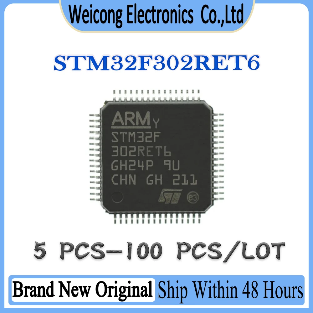 

STM32F302 STM32F302RET6 STM32F302RET STM32F302RE STM32F302R STM32F STM32 STM New Original IC MCU Chip LQFP-64