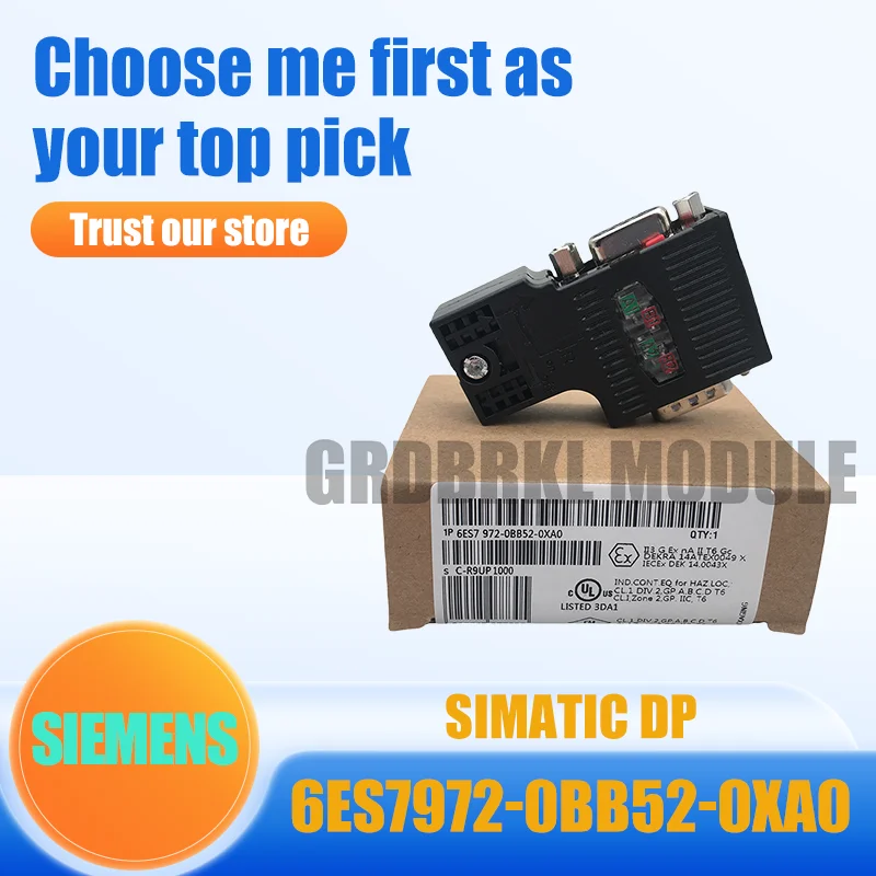 Nuevo Conector Original SIEMENS 6ES7972-0BA12-0XA0 6ES7972-0BA52-0XA0 6ES7972-0BB42-0XA0 6ES7972-0BB52-0XA0
