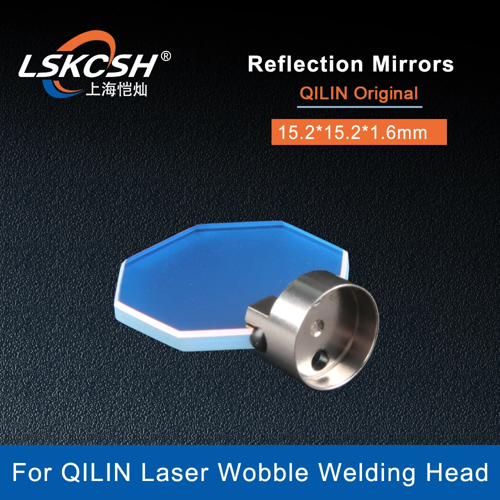 Imagem -03 - Lskcsh Laser Lente Reflexiva Reflexão Espelhos Wobble Soldagem Cabeça 15.2*15.2*1.6 mm