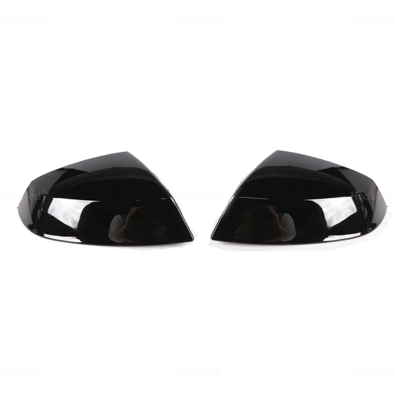 Glossy Black Carbon Pattern Rearview Exterior Side Mirror Caps for Audi Q5 SQ5 FY 2018-2024, Q7 SQ7 4M 2016-2024