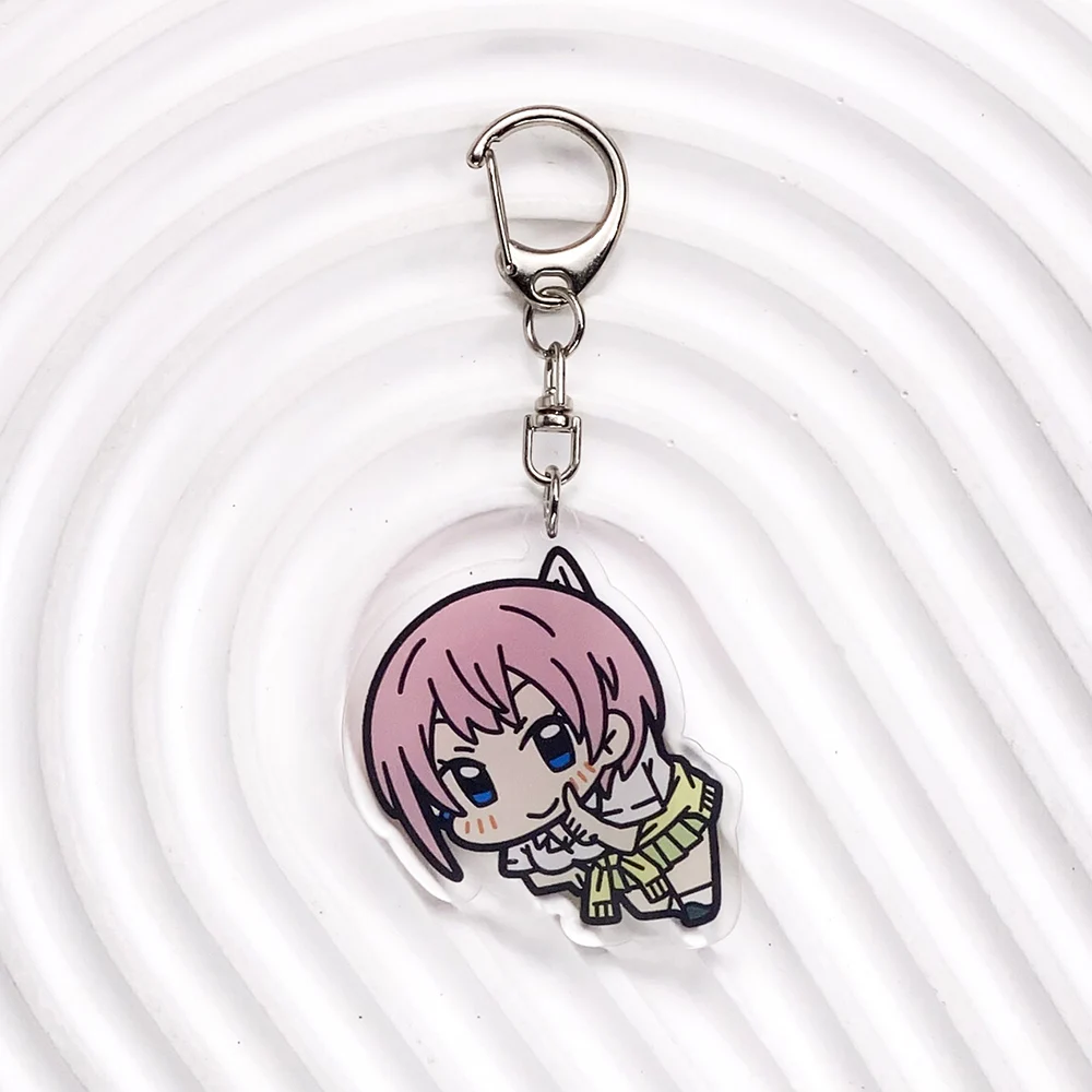 شخصيات أنيمي Quintessential Quintuplets سلسلة مفاتيح مصنوعة من الأكريليك اكسسوارات حقيبة سحرية على ظهره قلادة كيرينغ هدايا للأصدقاء #5